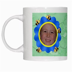 Grandma s Sweet Honey Bees Mug Green 2 - White Mug