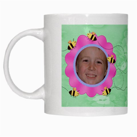 Grandma s Sweet Honey Bees Mug Green 3 By Chere s Creations Left