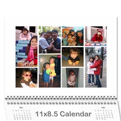 joyce calendar - Wall Calendar 11  x 8.5  (12-Months)
