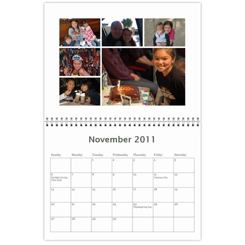 Joyce Calendar By Brittany Nov 2011