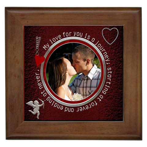 My Love For You Framed Tile By Lil Front