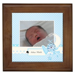 Framed Tile- Precious Baby Boy