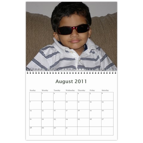 Harsha Calender By Chaithanya Aug 2011