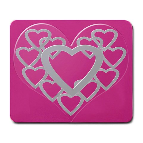 Heart U Mousepad By Daniela Front