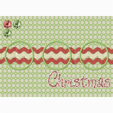 Marti Xmas By Tania 7 x5  Photo Card - 2