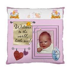 Baby Girl 2-Sided Cushion Case - Standard Cushion Case (Two Sides)