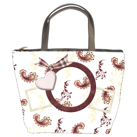 You ve Stolen My Heart Bucket Bag 1 By Lisa Minor Front