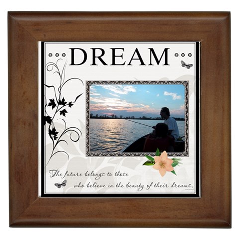  dream  Framed Tile By Lil Front