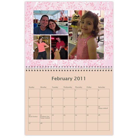 Daddy s 2011 Calendar By Laura Witte Feb 2011