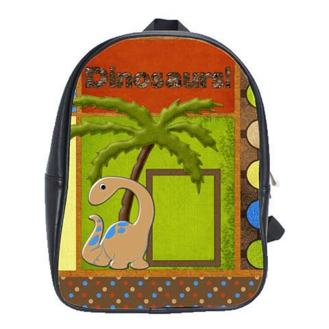 Dinosaur! Backpack 1 By Lisa Minor Front