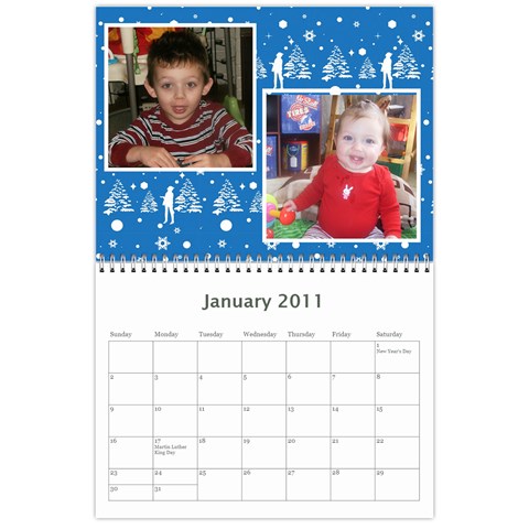 Family Calendar By Marcela Jan 2011