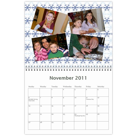 Family Calendar By Marcela Nov 2011