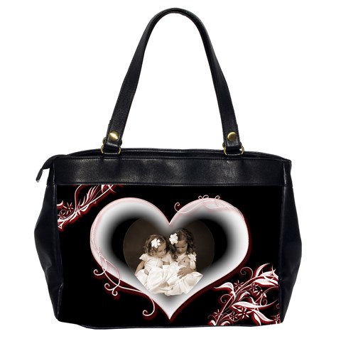 All Of My Heart Oversized Office Bag By Catvinnat Back