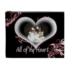All of my Heart Extra Large Cosmetic Bag (7 styles) - Cosmetic Bag (XL)