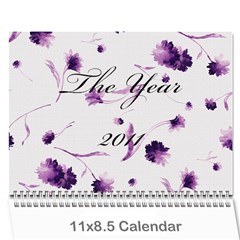 CALENDER 2011 - Wall Calendar 11  x 8.5  (12-Months)