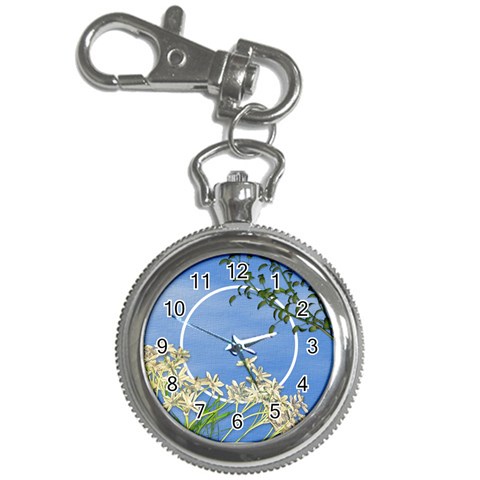 Botanical Wonderland Keychain Watch 1 By Lisa Minor Front