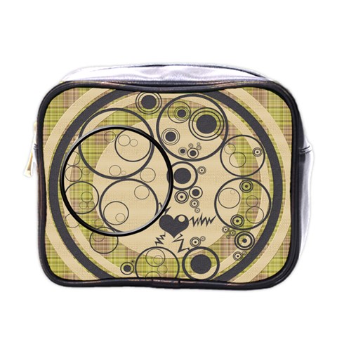 Heart Bubbles Toiletries Bag By Daniela Front