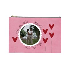 Large -Cosmetic Bag Hearts (7 styles) - Cosmetic Bag (Large)