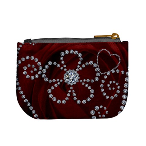 Pretty Red Mini Coin Purse By Lil Back