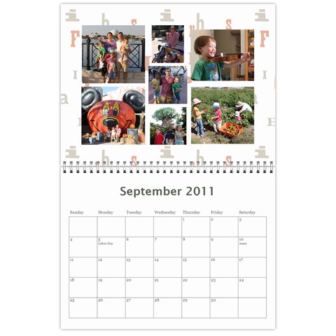 2011calender By Mamie Fritz Sep 2011