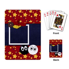 Primary Cardboard Playing Cards 1 - Playing Cards Single Design (Rectangle)