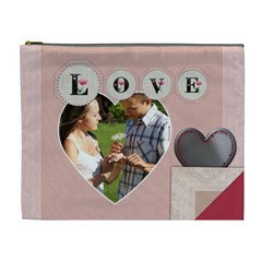 Saving All My Love For You XL Cosmetic Bag (7 styles) - Cosmetic Bag (XL)