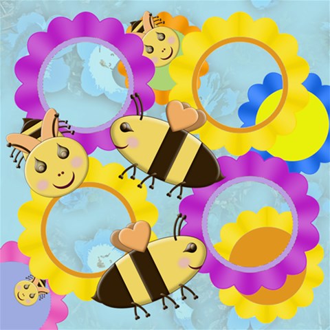 Grandma s Loves Her Sweet Honey Bees 8x8 By Chere s Creations 8 x8  Scrapbook Page - 20