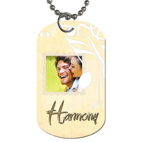 Harmony Dog Tag By Catvinnat Front