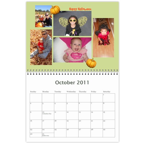 Nana Calendar By Beth Kamleh Oct 2011