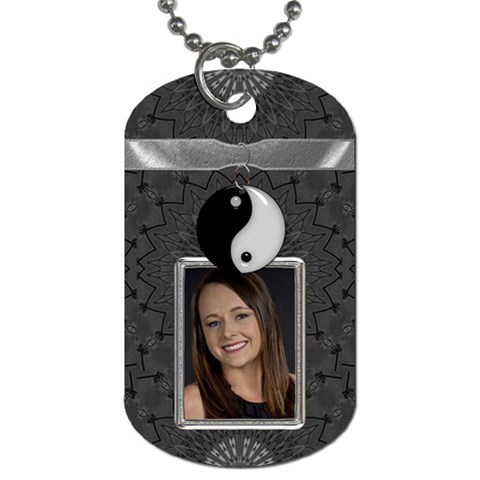 Yin Yang Dog Tag By Lil Front