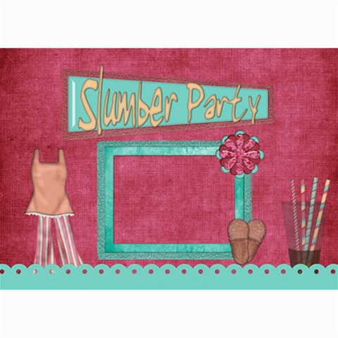 Sleepover Party Invitation By Lisa Minor 7 x5  Photo Card - 6