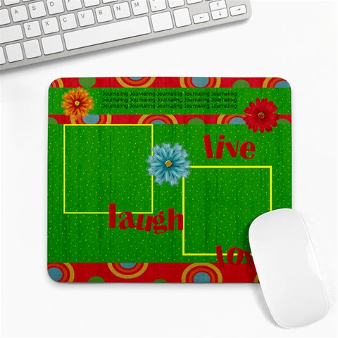 Extreme Fun Floral Mousepad By Bitsoscrap Front