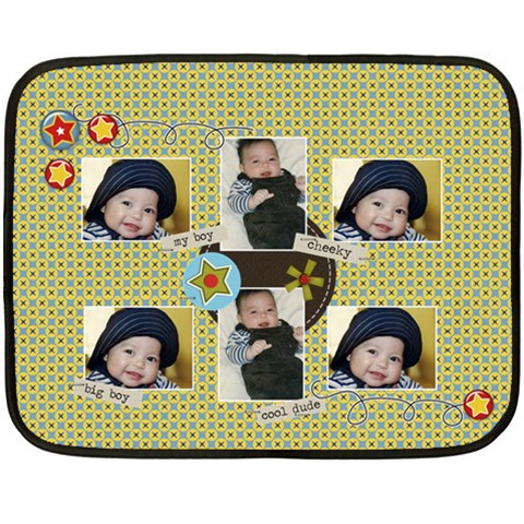 Mini Fleece Blanket 35 x27  Blanket