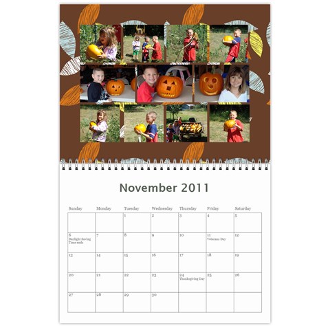 2011 Calendar Nov 2011