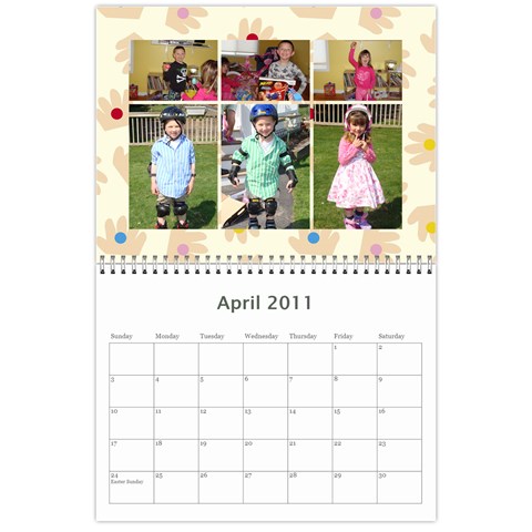 2011 Calendar Apr 2011