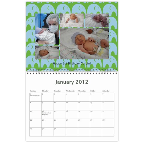 Calendar 2012 By Kerri Taylor Jan 2012