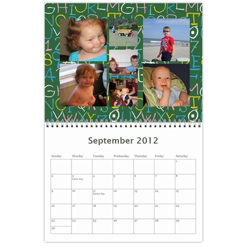 Calendar 2012 By Kerri Taylor Sep 2012