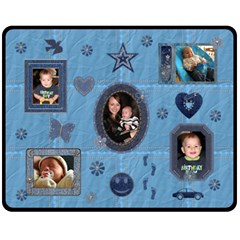 Little Boy Blue Medium Fleece Blanket (4 styles) - Fleece Blanket (Medium)