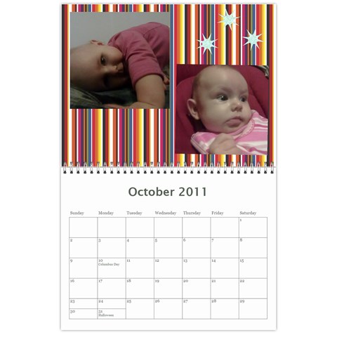 Calender 2011 By Sarah Aitken Oct 2011