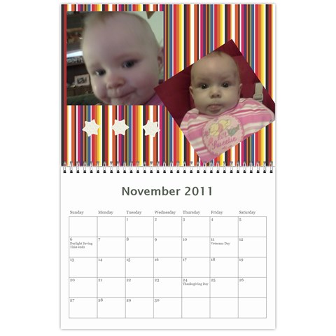 Calender 2011 By Sarah Aitken Nov 2011