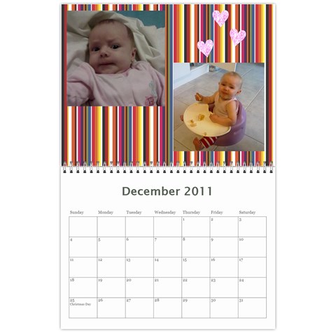 Calender 2011 By Sarah Aitken Dec 2011