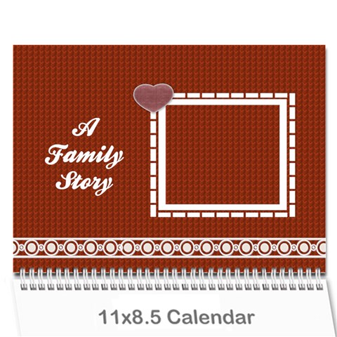 A Family Story Calendar 18m By Daniela Cover