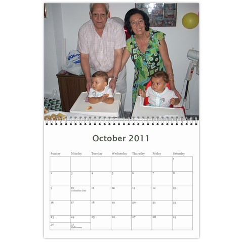 Calendario Sarita By Fernando Velasco Perez Oct 2011