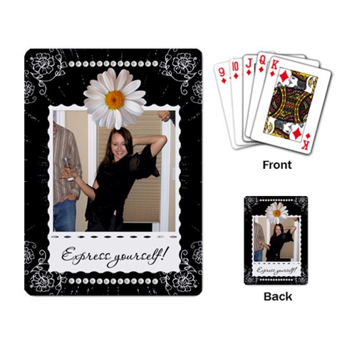 Express Yourself! Playing Cards By Lil Back