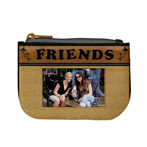 We Are Friends Mini Coin Purse By Lil Front