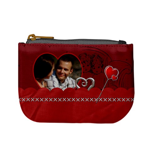 Valentine Love Mini Coin Purse By Lil Front