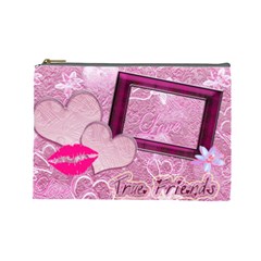 True Friends Lav Large Cosmetic Bag (7 styles) - Cosmetic Bag (Large)