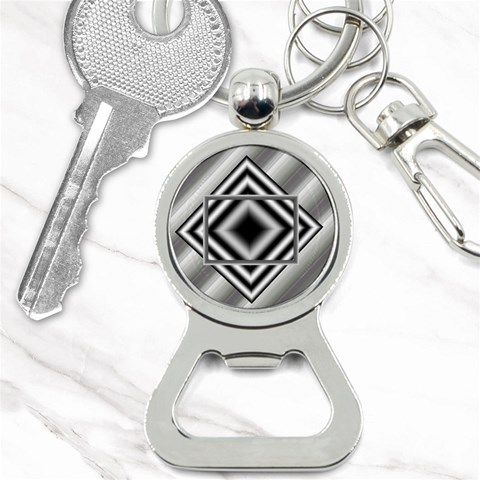 Grey Bottle Opener Key Chain By Daniela Front