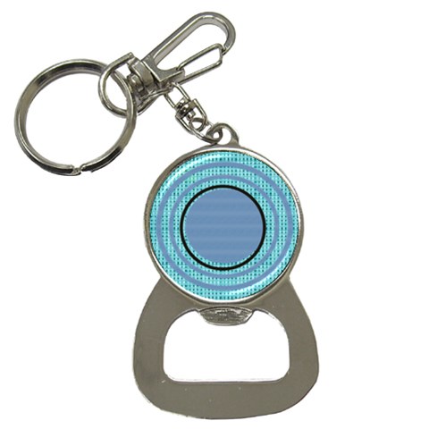 Circles Bottle Opener Key Chain By Daniela Front