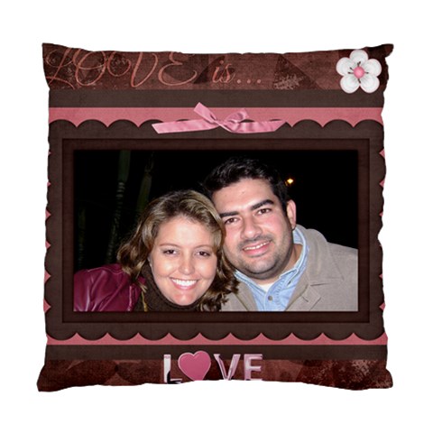 Mom Dad Cushion By Debora Front